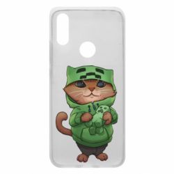 Чехол для Xiaomi Redmi 7 Кот Майнкрафт - PrintSalon