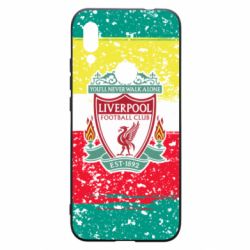 Чохол для Xiaomi Redmi 7 Liverpool and logo colors - PrintSalon