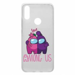 Чехол для Xiaomi Redmi 7 Love is Among Us - PrintSalon