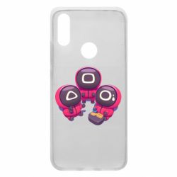Чехол для Xiaomi Redmi 7 Милые солдаты из игры в кальмара - PrintSalon