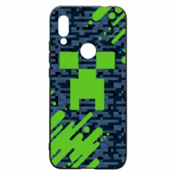 Чехол для Xiaomi Redmi 7 Minecraft Creeper - PrintSalon