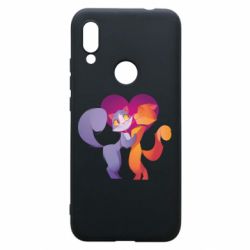 Чохол для Xiaomi Redmi 7 Парочка. Котики - PrintSalon