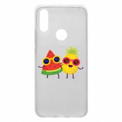 Чехол для Xiaomi Redmi 7 Pineapple with watermelon - PrintSalon