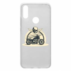 Чехол для Xiaomi Redmi 7 Skull and Bike - PrintSalon