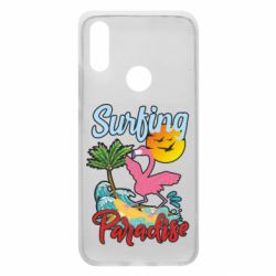Чехол для Xiaomi Redmi 7 Surfing Paradise Flamingo - PrintSalon