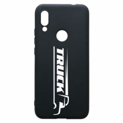 Чехол для Xiaomi Redmi 7 Truck simple art - PrintSalon