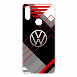 Чехол для Xiaomi Redmi 7 Volkswagen logo and abstraction - PrintSalon
