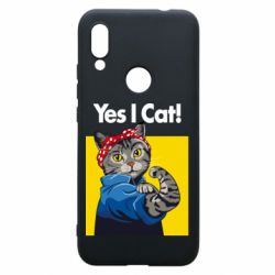 Чехол для Xiaomi Redmi 7 Yes I Cat - PrintSalon