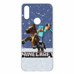 Чохол для Xiaomi Redmi 7 Зимовий Майнкрафт - PrintSalon