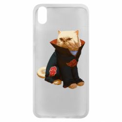 Чехол для Xiaomi Redmi 7A Akatsuki angry cat - PrintSalon