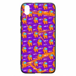 Чехол для Xiaomi Redmi 7A Among Us and grunge background - PrintSalon