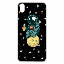 Чохол для Xiaomi Redmi 7A Astronaut and coffee - PrintSalon