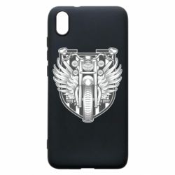 Чехол для Xiaomi Redmi 7A Bike Shield Art - PrintSalon