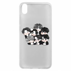 Чохол для Xiaomi Redmi 7A BTS Cute Art - PrintSalon
