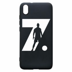 Чехол для Xiaomi Redmi 7A Cristiano Ronaldo Silhouette Art - PrintSalon