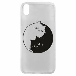 Чехол для Xiaomi Redmi 7A Cute yin yang cats - PrintSalon