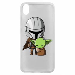 Чехол для Xiaomi Redmi 7A Din Djarin And The Child - PrintSalon