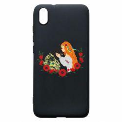 Чохол для Xiaomi Redmi 7A Дівчина цілує солдата - PrintSalon