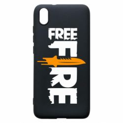 Чехол для Xiaomi Redmi 7A Free Fire vertical logo