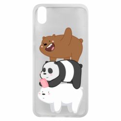 Чехол для Xiaomi Redmi 7A Гризли Панда и Белый - PrintSalon