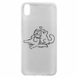 Чехол для Xiaomi Redmi 7A Кот Саймона Любовь - PrintSalon