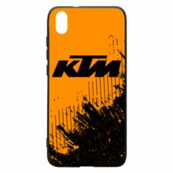 Чехол для Xiaomi Redmi 7A KTM and grunge background - PrintSalon