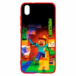 Чехол для Xiaomi Redmi 7A Майнкрафт - PrintSalon