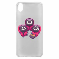 Чехол для Xiaomi Redmi 7A Милые солдаты из игры в кальмара - PrintSalon