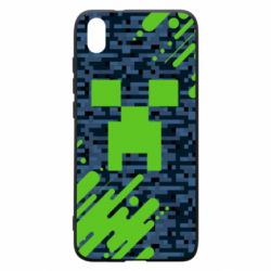 Чехол для Xiaomi Redmi 7A Minecraft Creeper - PrintSalon