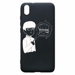 Чехол для Xiaomi Redmi 7A Моб Психо и гамбургер