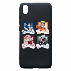 Чехол для Xiaomi Redmi 7A Naruto team 7 in action - PrintSalon