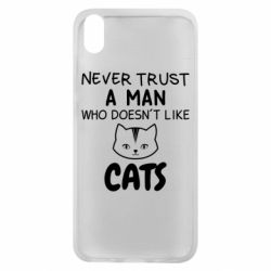 Чехол для Xiaomi Redmi 7A Не любит котов - не доверяй - PrintSalon