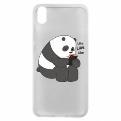 Чехол для Xiaomi Redmi 7A Панда лайк - PrintSalon