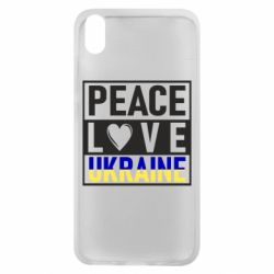 Чехол для Xiaomi Redmi 7A PEACE LOVE UKRAINE - PrintSalon