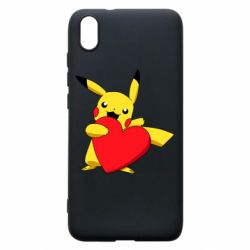 Чехол для Xiaomi Redmi 7A Pikachu Heart - PrintSalon