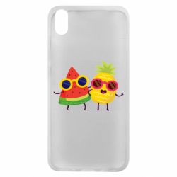 Чехол для Xiaomi Redmi 7A Pineapple with watermelon - PrintSalon