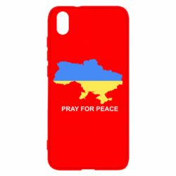 Чехол для Xiaomi Redmi 7A Pray for peace - PrintSalon