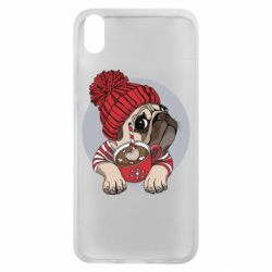 Чехол для Xiaomi Redmi 7A Pug And Coffee - PrintSalon