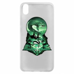 Чохол для Xiaomi Redmi 7A Slytherin collage - PrintSalon