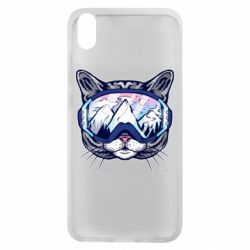 Чохол для Xiaomi Redmi 7A Snowboard Cat