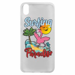 Чехол для Xiaomi Redmi 7A Surfing Paradise Flamingo - PrintSalon