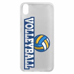 Чехол для Xiaomi Redmi 7A Volleyball text and ball - PrintSalon