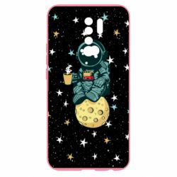Чохол для Xiaomi Redmi 9 Astronaut and coffee - PrintSalon