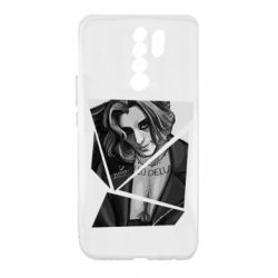 Чехол для Xiaomi Redmi 9 Black and white Damiano - PrintSalon