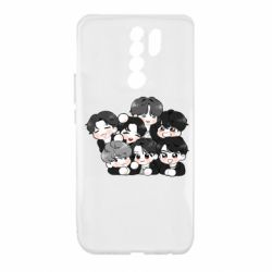 Чохол для Xiaomi Redmi 9 BTS Cute Art - PrintSalon