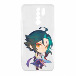 Чехол для Xiaomi Redmi 9 Cute Chibi Xiao - PrintSalon