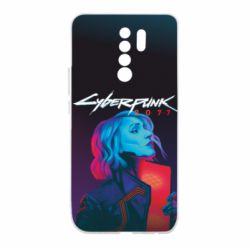 Чохол для Xiaomi Redmi 9 Cyberpunk Girl Portrait - PrintSalon