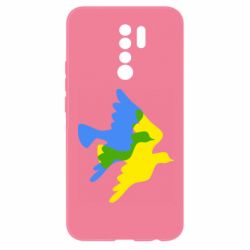Чехол для Xiaomi Redmi 9 Dove flag of Ukraine - PrintSalon