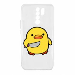 Чохол для Xiaomi Redmi 9 Duckling With A Knife - PrintSalon