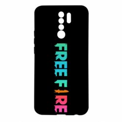 Чехол для Xiaomi Redmi 9 Free fire gradient logo - PrintSalon
